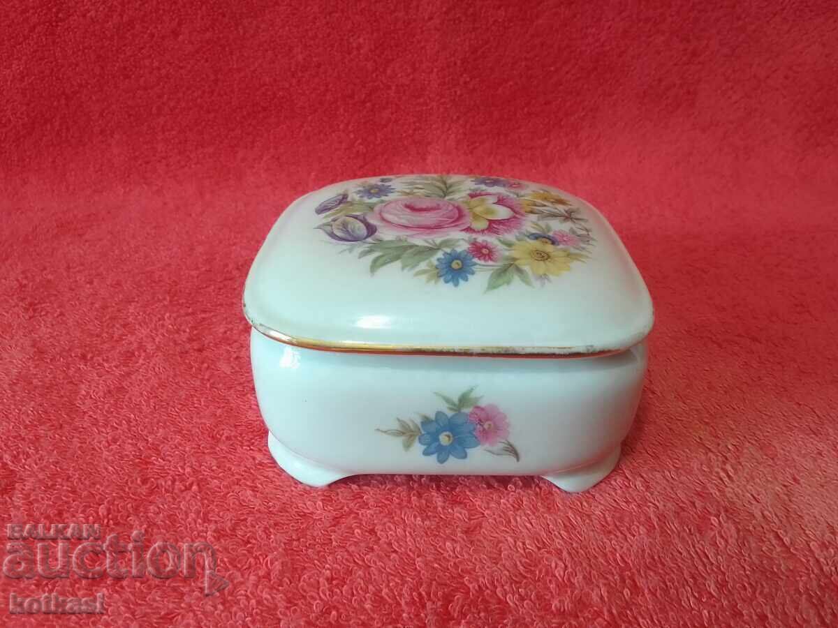 Veche cutie de bijuterii din portelan Rosental JOHAN HAVILAND - 7