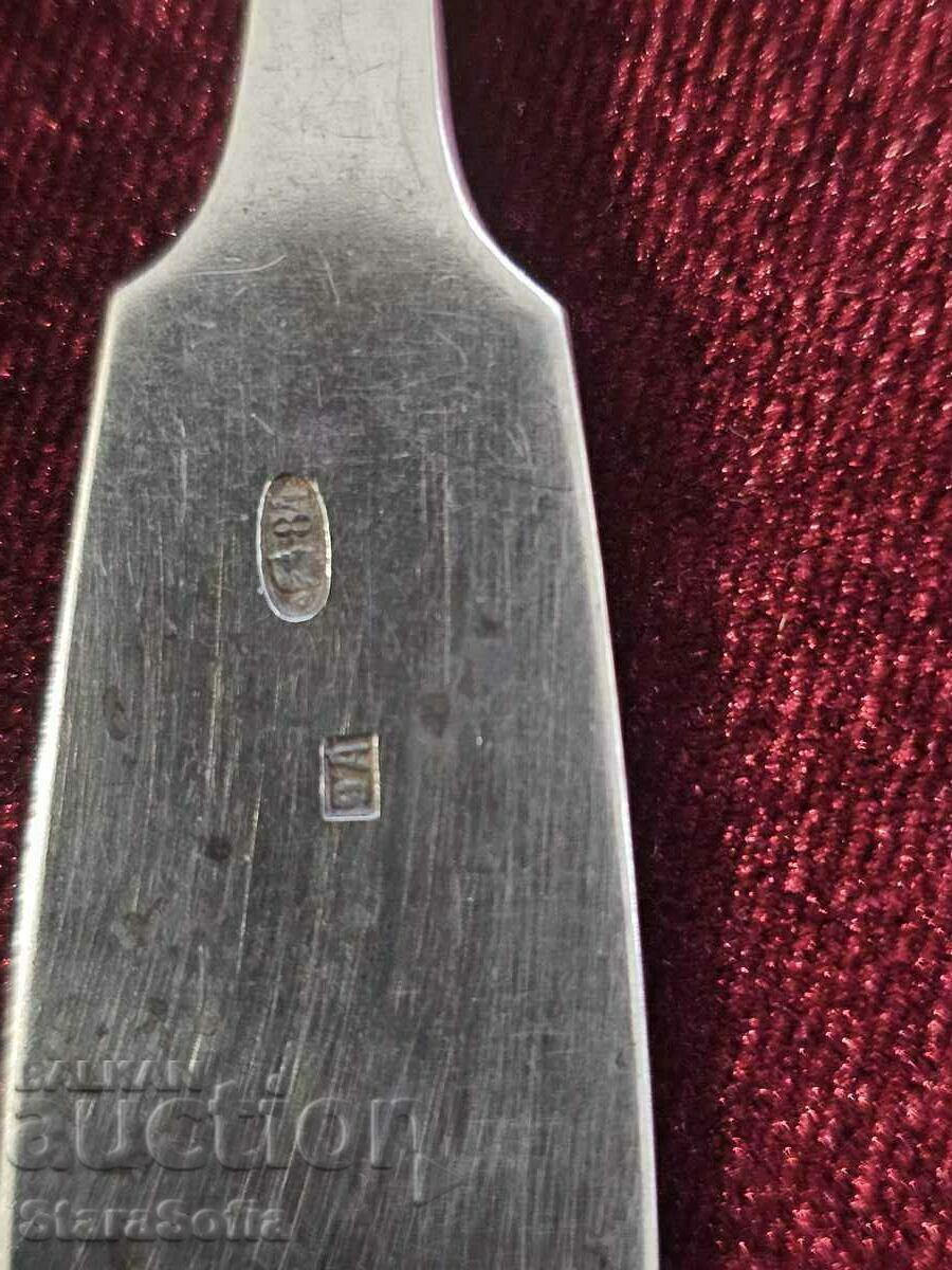 SILVER SPOONS Czarist Russia SILVER 84 - 6 SILVER SPOONS Czarist Russia SILVER 84 - 6