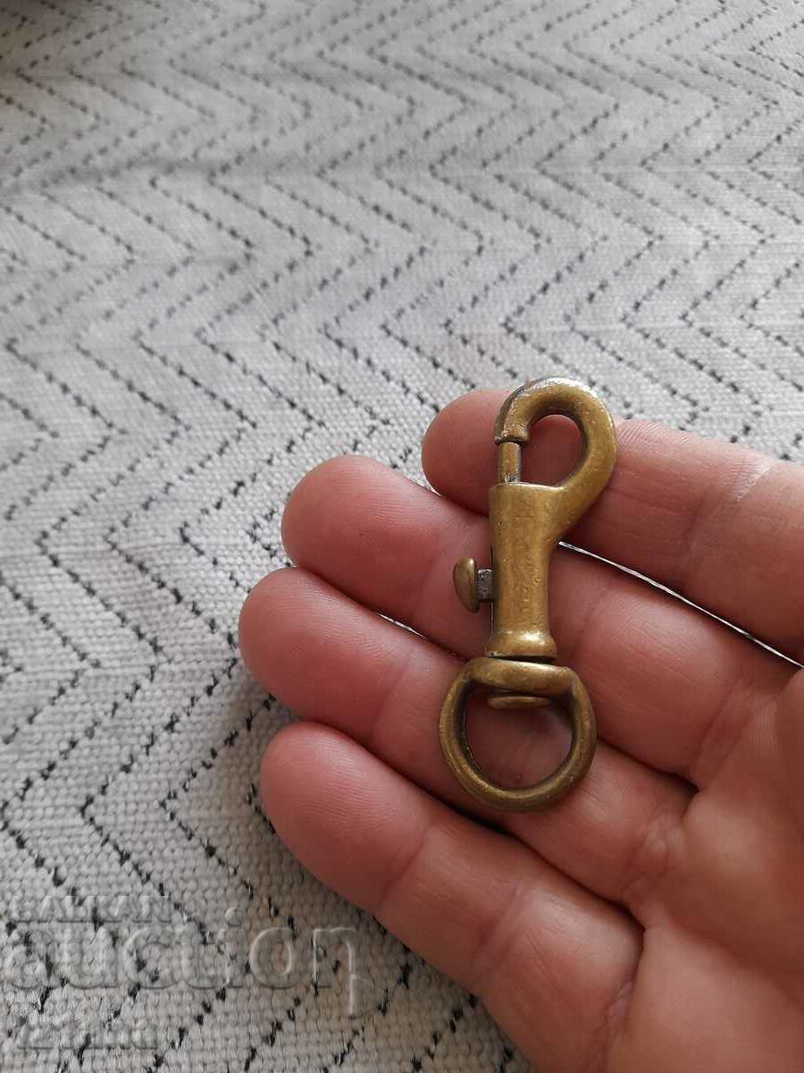 Auction  Old carabiner key ring