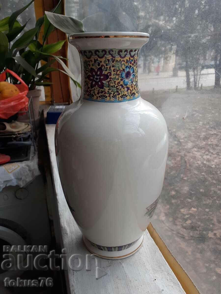 Страхотна голяма японска ваза - порцелан, маркировка - 6 Страхотна голяма японска ваза - порцелан, маркировка - 6