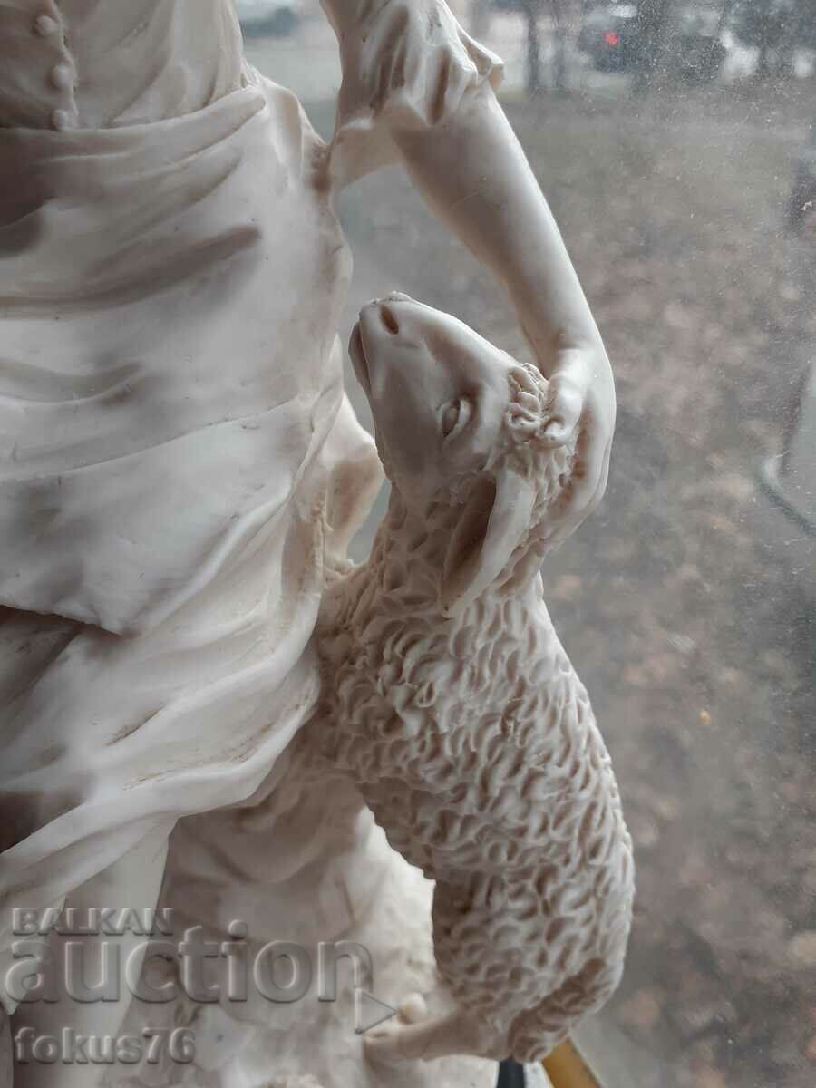 Delivery of A great large statuette of marble dust - Mario Pegoraro Delivery of A great large statuette of marble dust - Mario Pegoraro