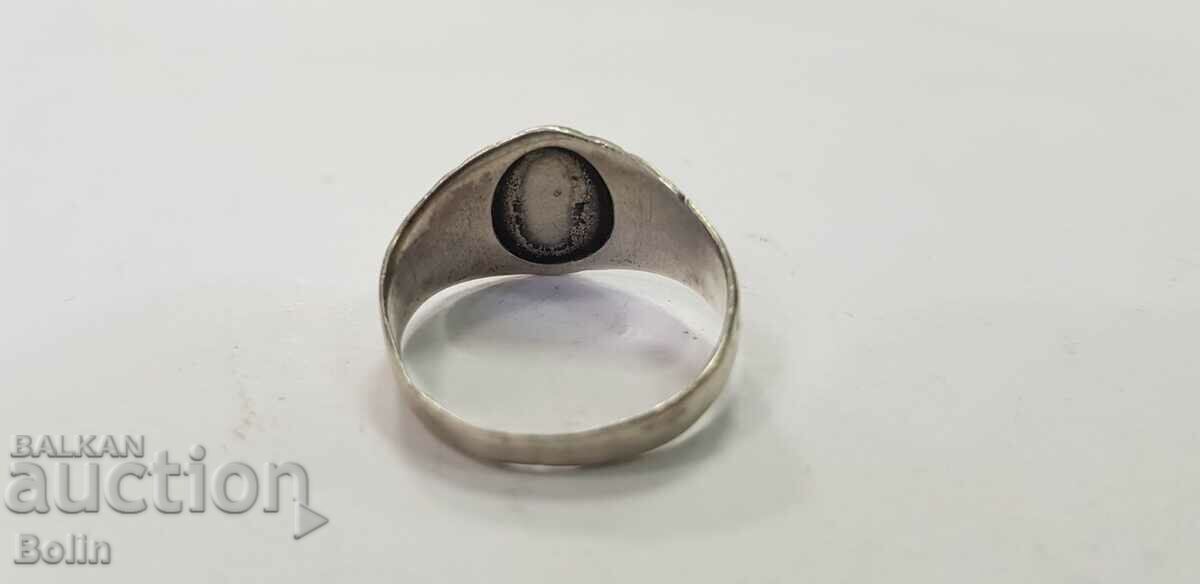 Delivery of German silver military ring with iron cross 1914-1916 Delivery of German silver military ring with iron cross 1914-1916