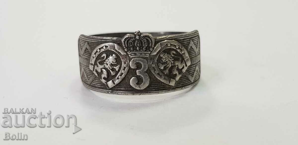Extremely rare ring 3rd Cavalry Regiment 1886-1936 Boris