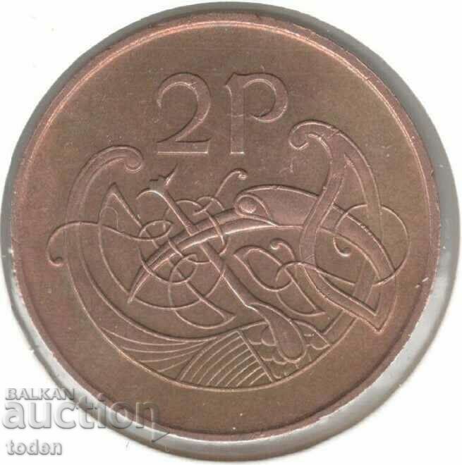 Ireland-2 Pence-1975-KM# 21-non magnetic