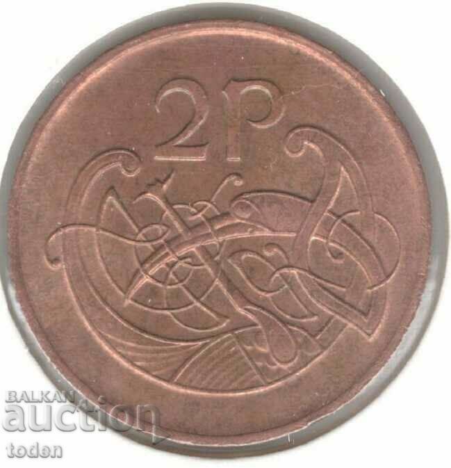 Ireland-2 Pence-1985-KM# 21-non magnetic