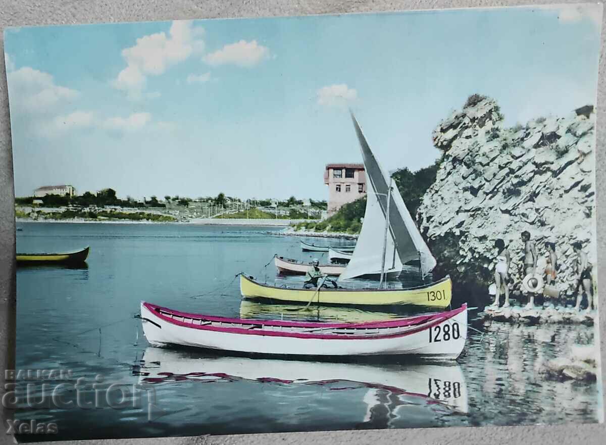 Old postcard Nessebar 1960s