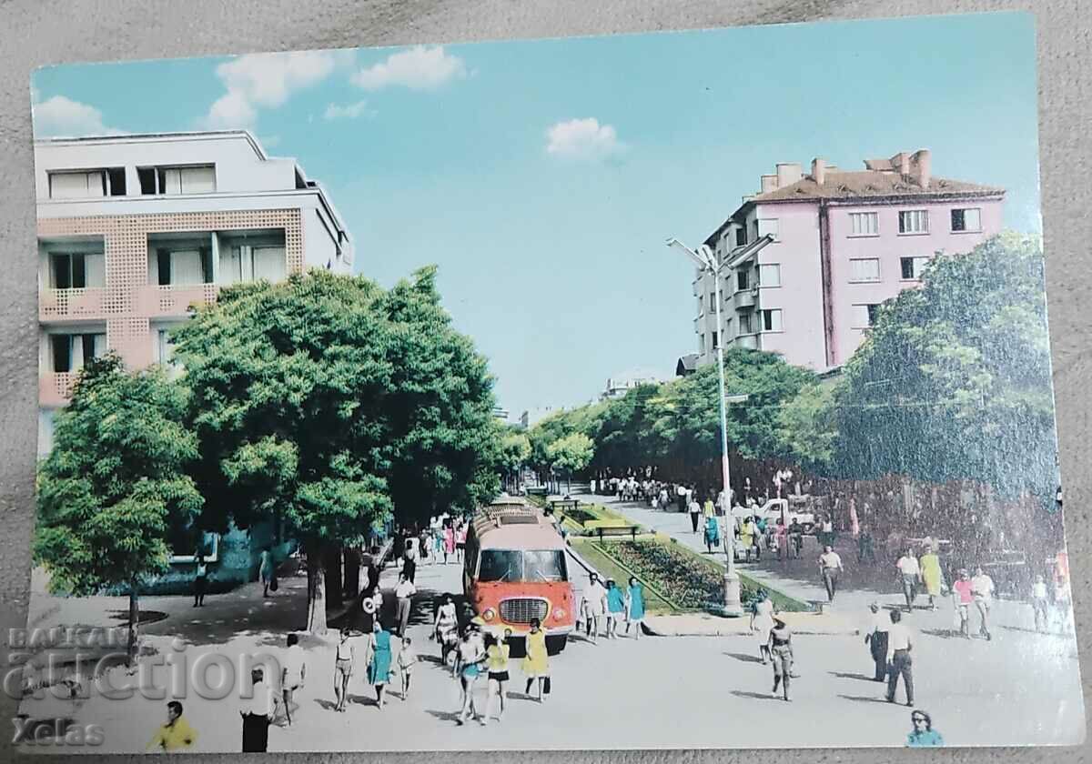 Стара пощенска картичка Варна  1960-те