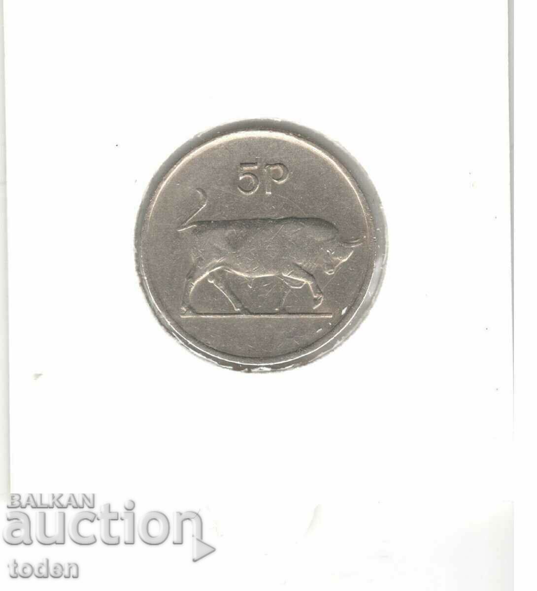 Аукцион Ireland-5 Pence-1976-KM# 22-large type Аукцион Ireland-5 Pence-1976-KM# 22-large type