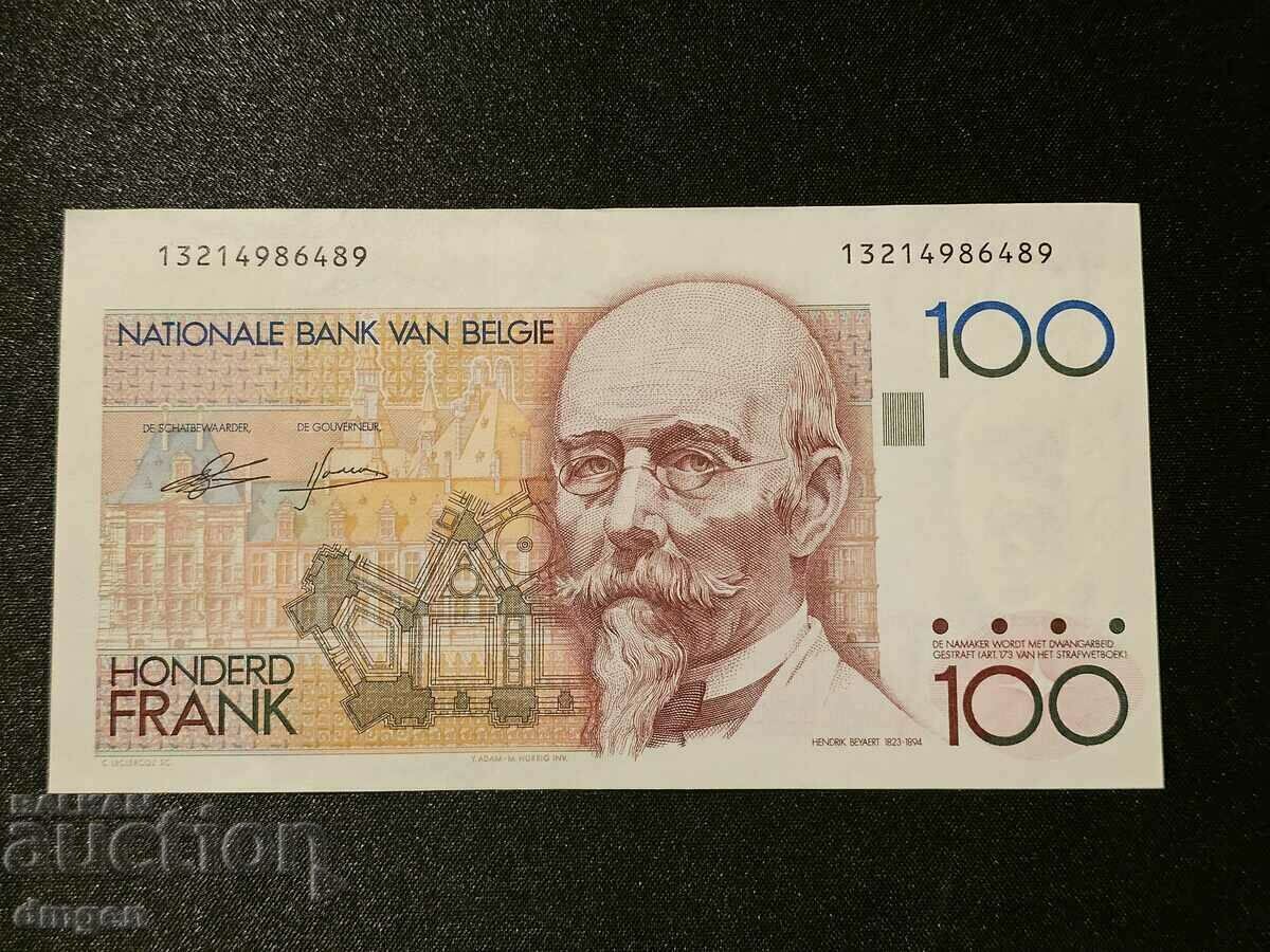 100 francs Belgium 1980