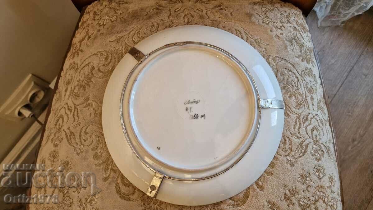 Arzberg, Author's Wall Plate, 1960 Signed. - 6 Arzberg, Author's Wall Plate, 1960 Signed. - 6