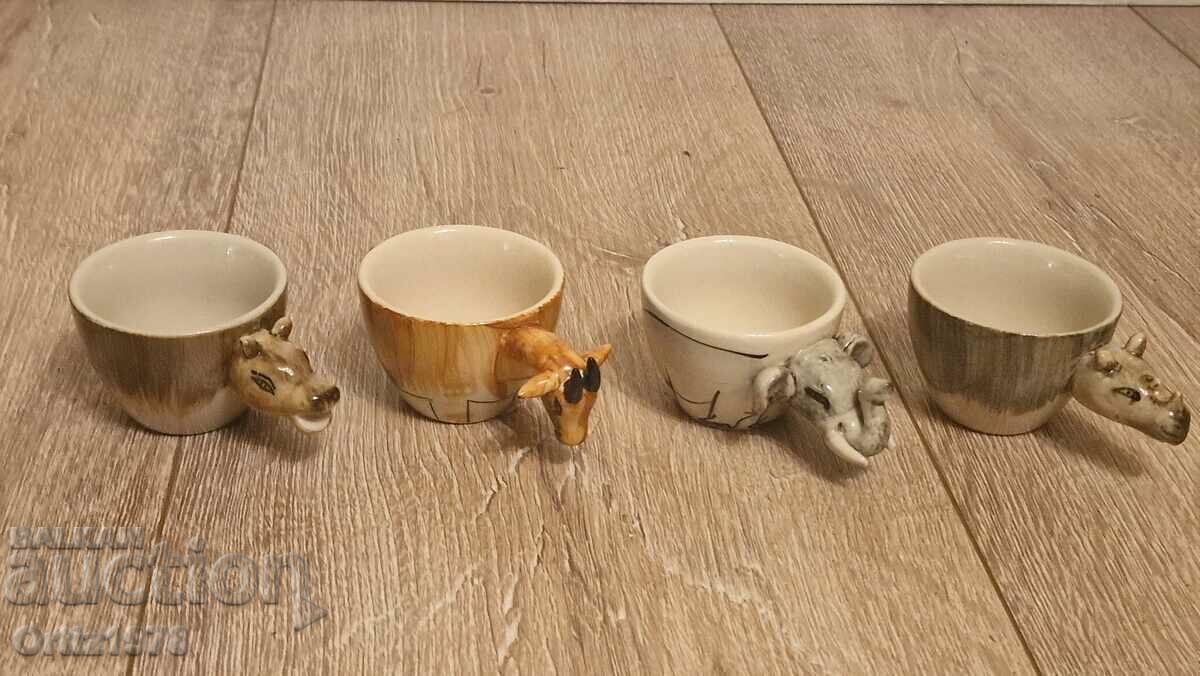 Old Coffee Cups, Hand Painted, Fauna. New! with price 36.00 BGN | € 18.41 Old Coffee Cups, Hand Painted, Fauna. New! with price 36.00 BGN | € 18.41