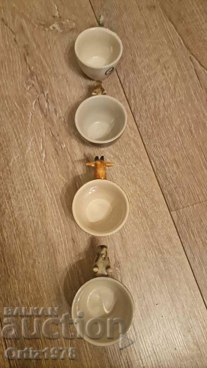 Delivery of Old Coffee Cups, Hand Painted, Fauna. New! Delivery of Old Coffee Cups, Hand Painted, Fauna. New!