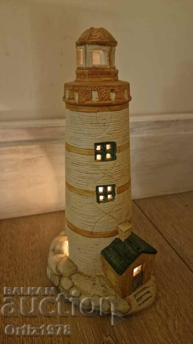 Auction Old Ceramic Lighthouse – Candlestick. Auction Old Ceramic Lighthouse – Candlestick.