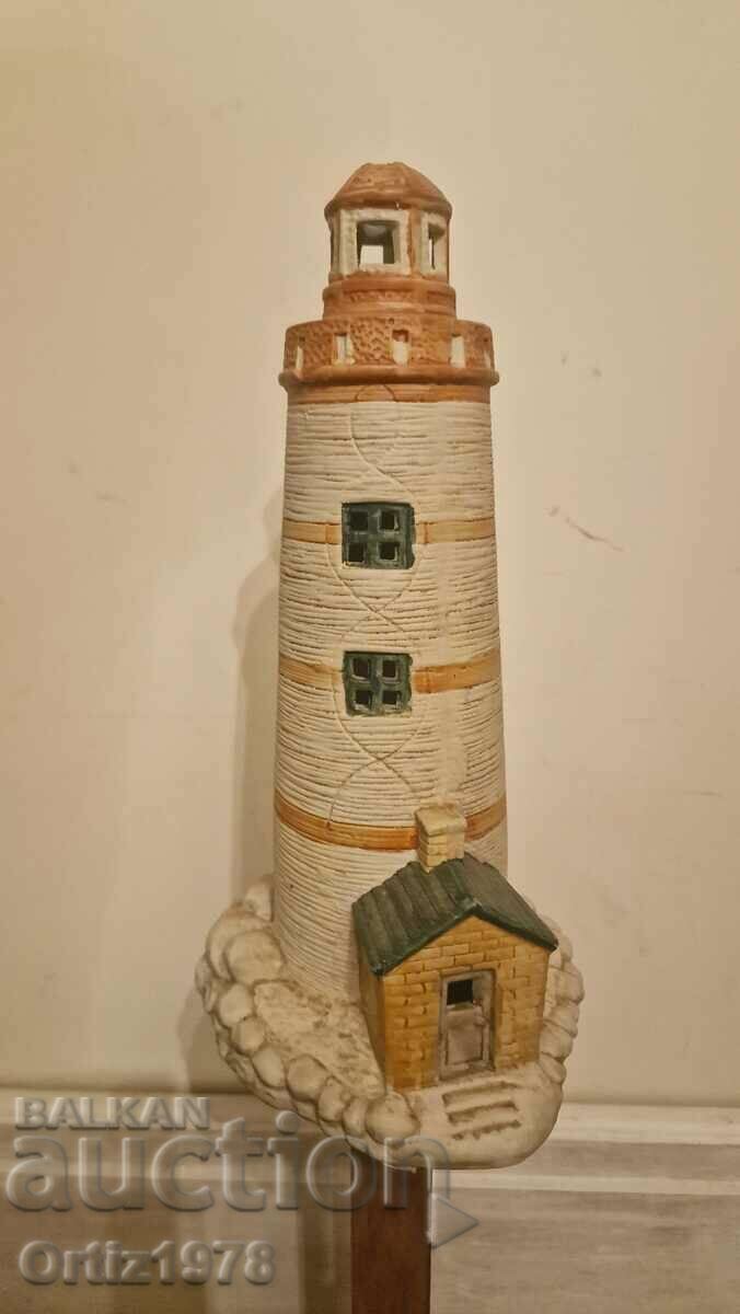 Old Ceramic Lighthouse – Candlestick. - 5 Old Ceramic Lighthouse – Candlestick. - 5