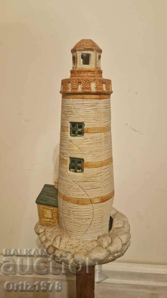 Old Ceramic Lighthouse – Candlestick. - 7 Old Ceramic Lighthouse – Candlestick. - 7