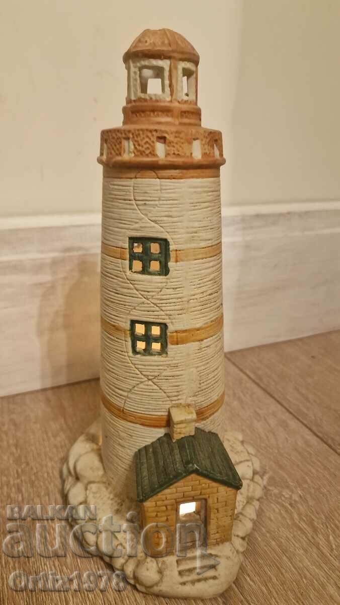 Old Ceramic Lighthouse – Candlestick.