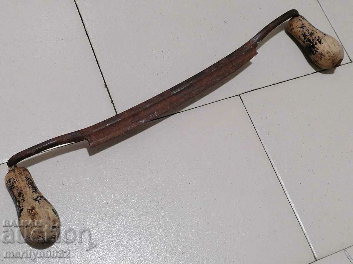 Old forged hand tool wrought iron planer wooden with price 45.00 BGN | € 23.01