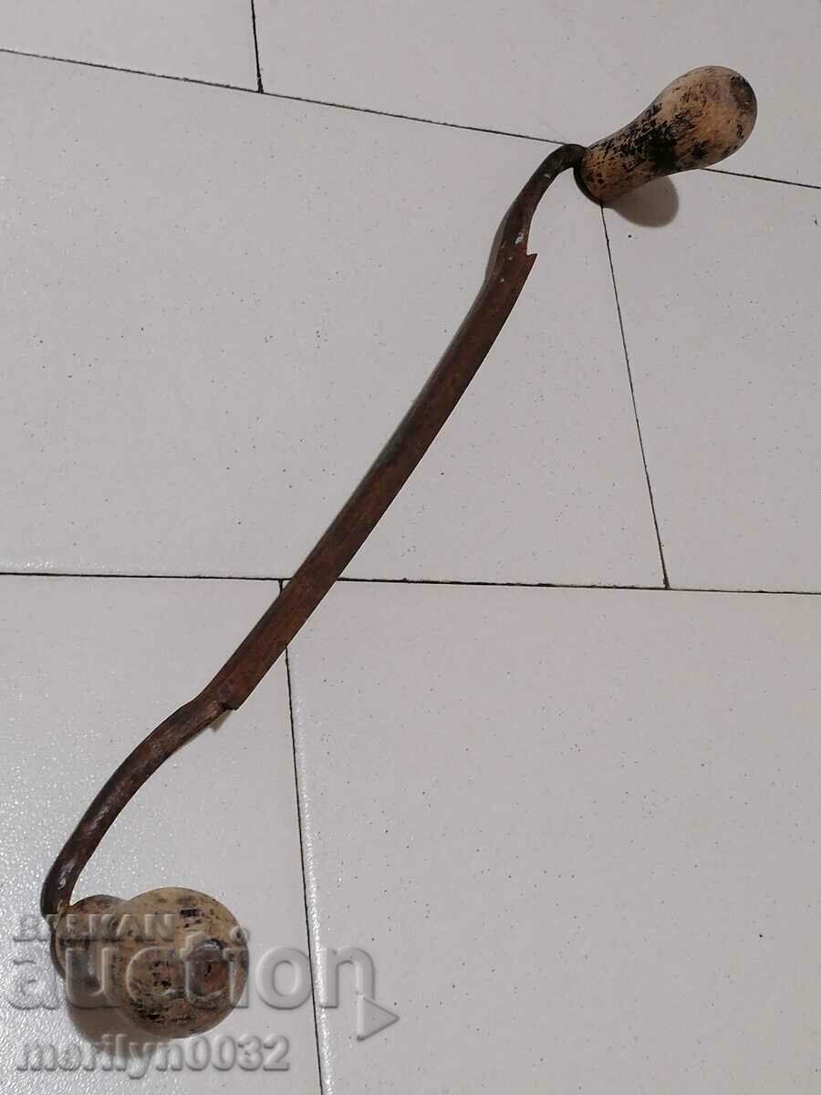 Delivery of Old forged hand tool wrought iron planer wooden