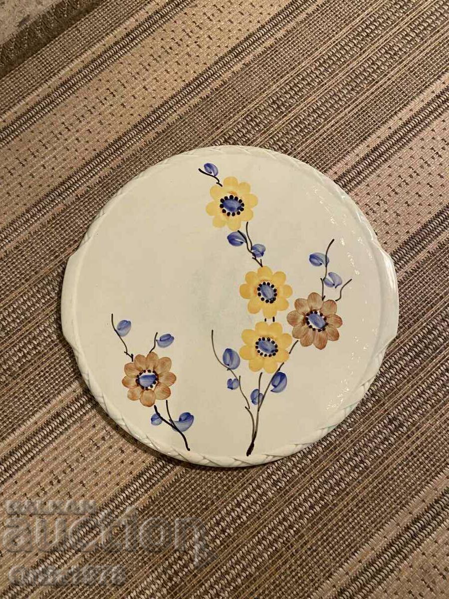 Meissen – Farfurie veche mare de portelan, 33 cm – Pictata manual. - 5