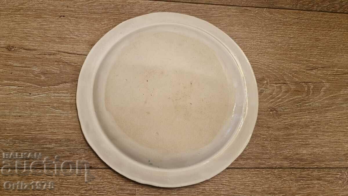 Ceramic plate, hand-crafted, 760g - Germany. - 5 Ceramic plate, hand-crafted, 760g - Germany. - 5