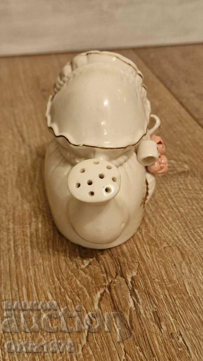 Old porcelain watering can, jug. - 6 Old porcelain watering can, jug. - 6