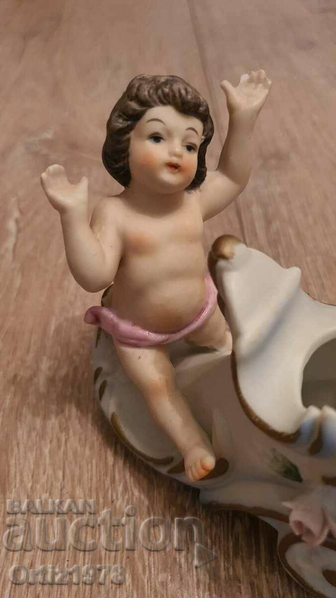 Auction  Old porcelain vase, France, 1950