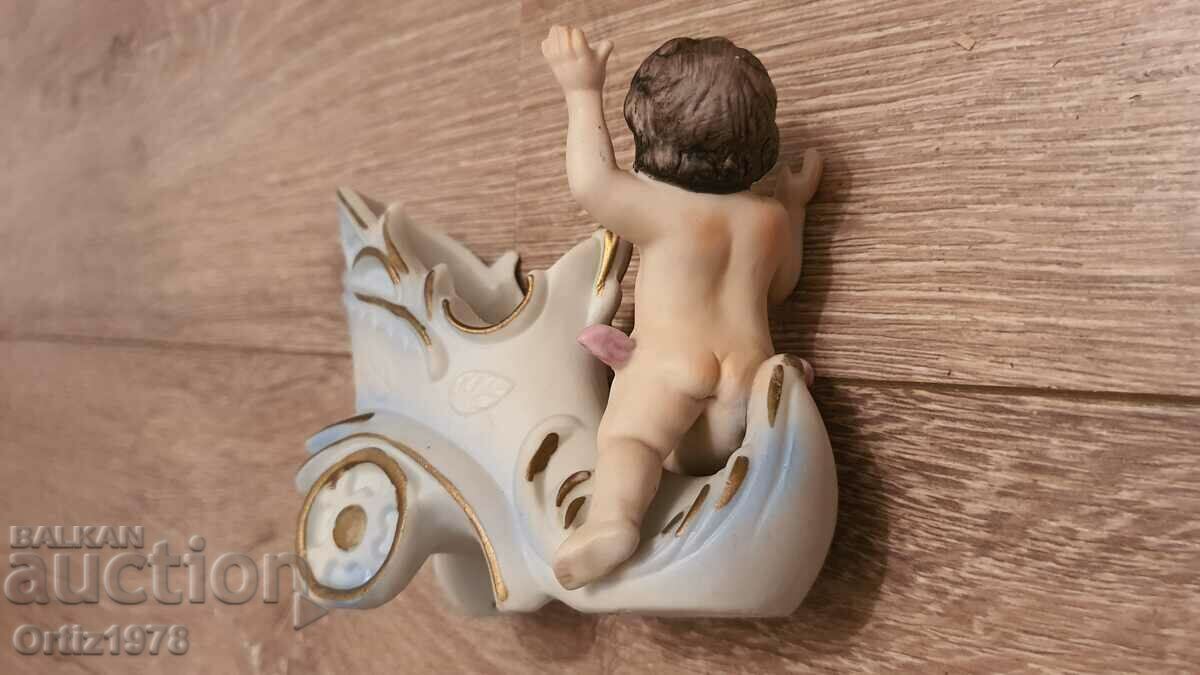 Delivery of Old porcelain vase, France, 1950