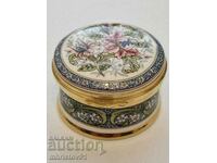 Falcon China Porcelain Small Jewelry Box