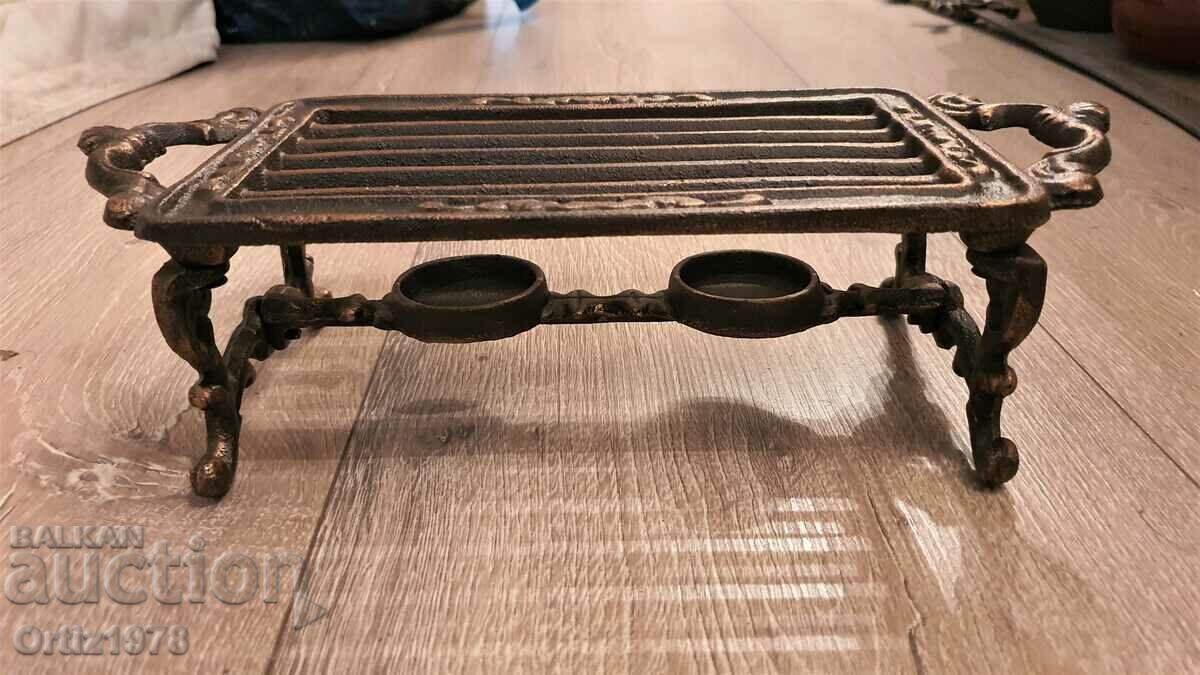 Чугунена ретро решетка, поставка за подгряване, 30см–1.420кг - 5 Чугунена ретро решетка, поставка за подгряване, 30см–1.420кг - 5