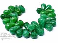 Natural emerald /beads/-20x10 mm.