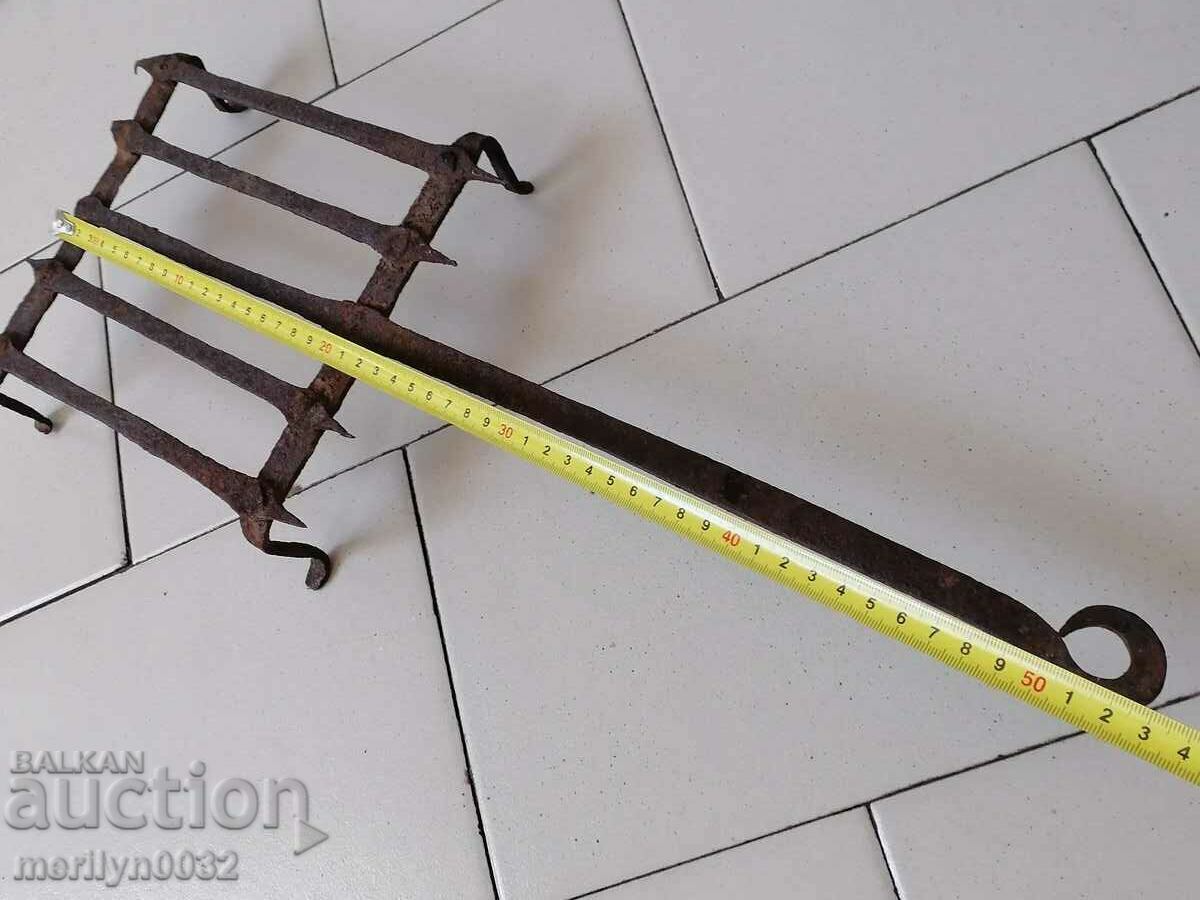 Old metal grill pirustia wrought iron - 5