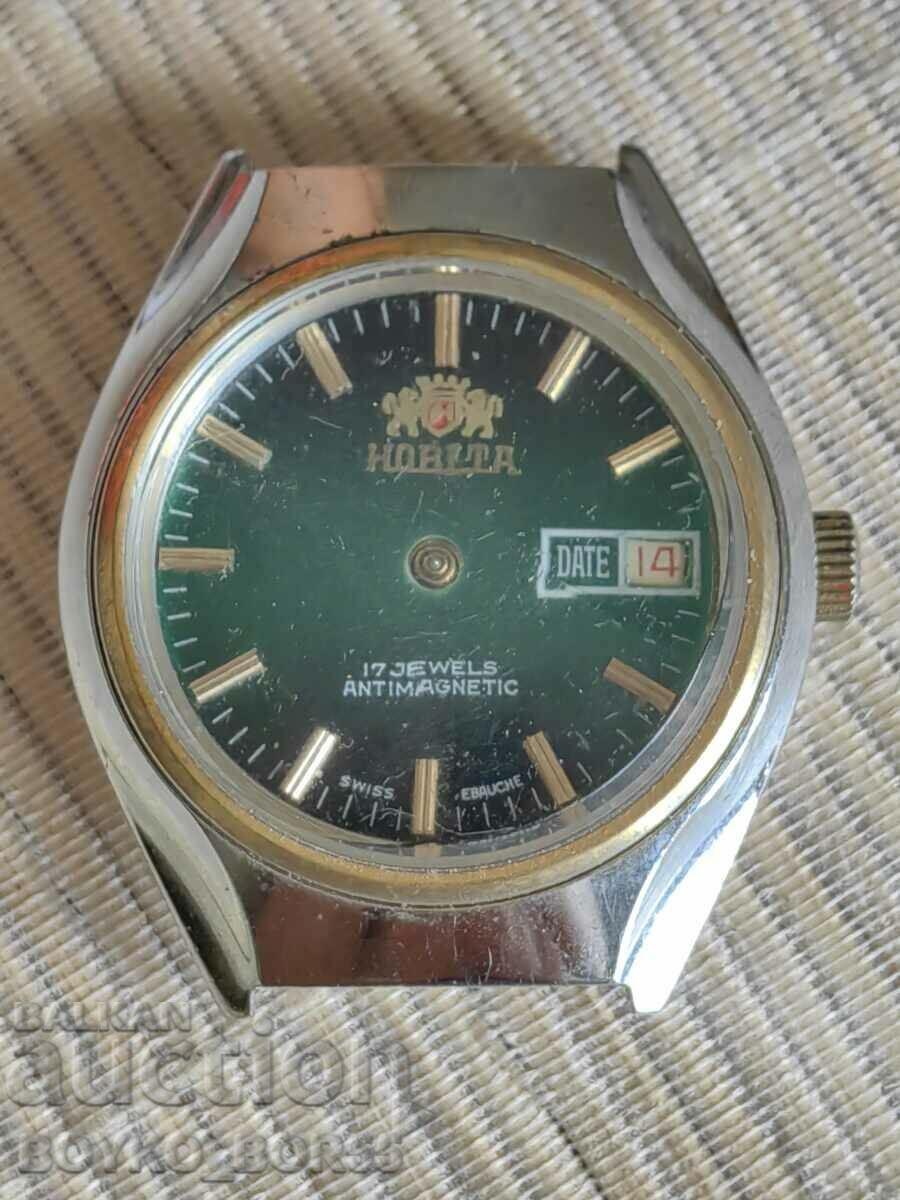 Rare HOBITA Men's Manual Mechanical Watch