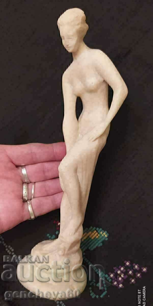 Licitație Sculptură vintage din alabastru Venus Licitație Sculptură vintage din alabastru Venus