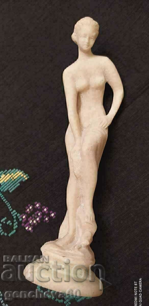 Sculptură vintage din alabastru Venus Sculptură vintage din alabastru Venus