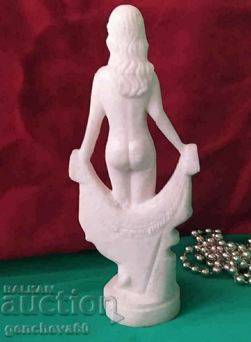 Δημοπρασία Αντίκα ερωτική γυναικεία γλυπτική/αλάβαστρο