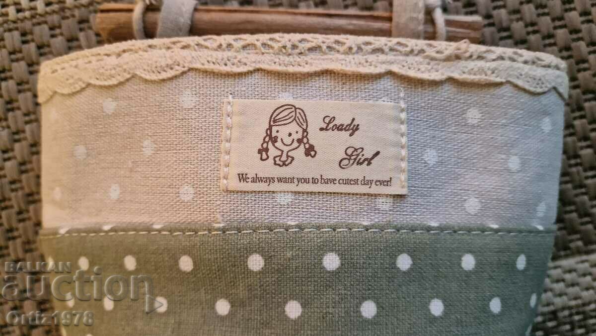 Καλάθι από άχυρο και δαντέλα – για τοίχο, Nova - 5 Καλάθι από άχυρο και δαντέλα – για τοίχο, Nova - 5