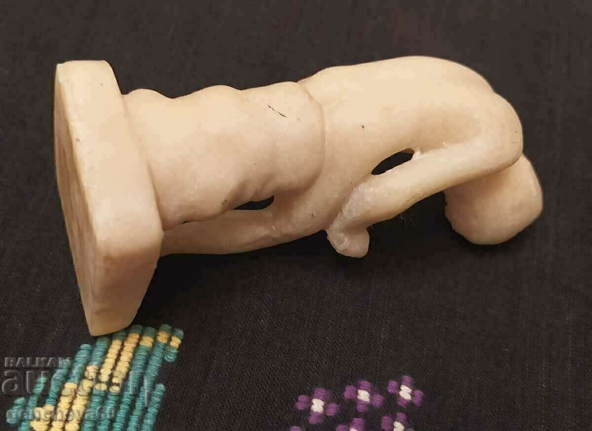 Auction  Antique Rare Alabaster Boy Sculpture