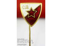 Soccer Badge-Red Star-Serbia-Yugoslavia