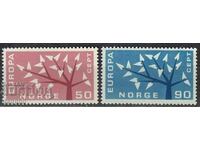 Norvegia 1962 Europa CEPT (**), curat, netimbrat