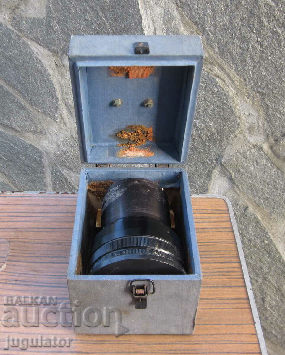 old Russian Soviet huge 1:1.8 lens with box