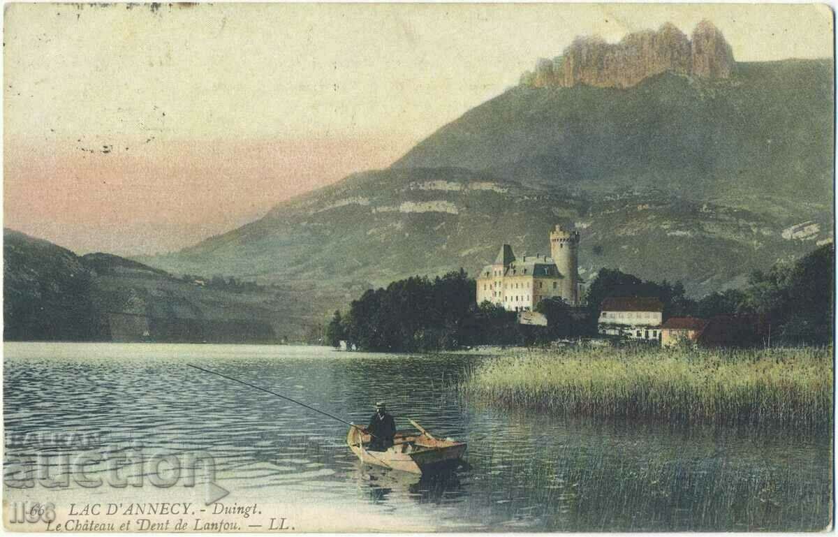 Γαλλία - Σαβουά - Annecy - λίμνη - ψαράς - 1906