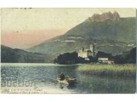Franta - Savoia - Annecy - lac - pescar - 1906