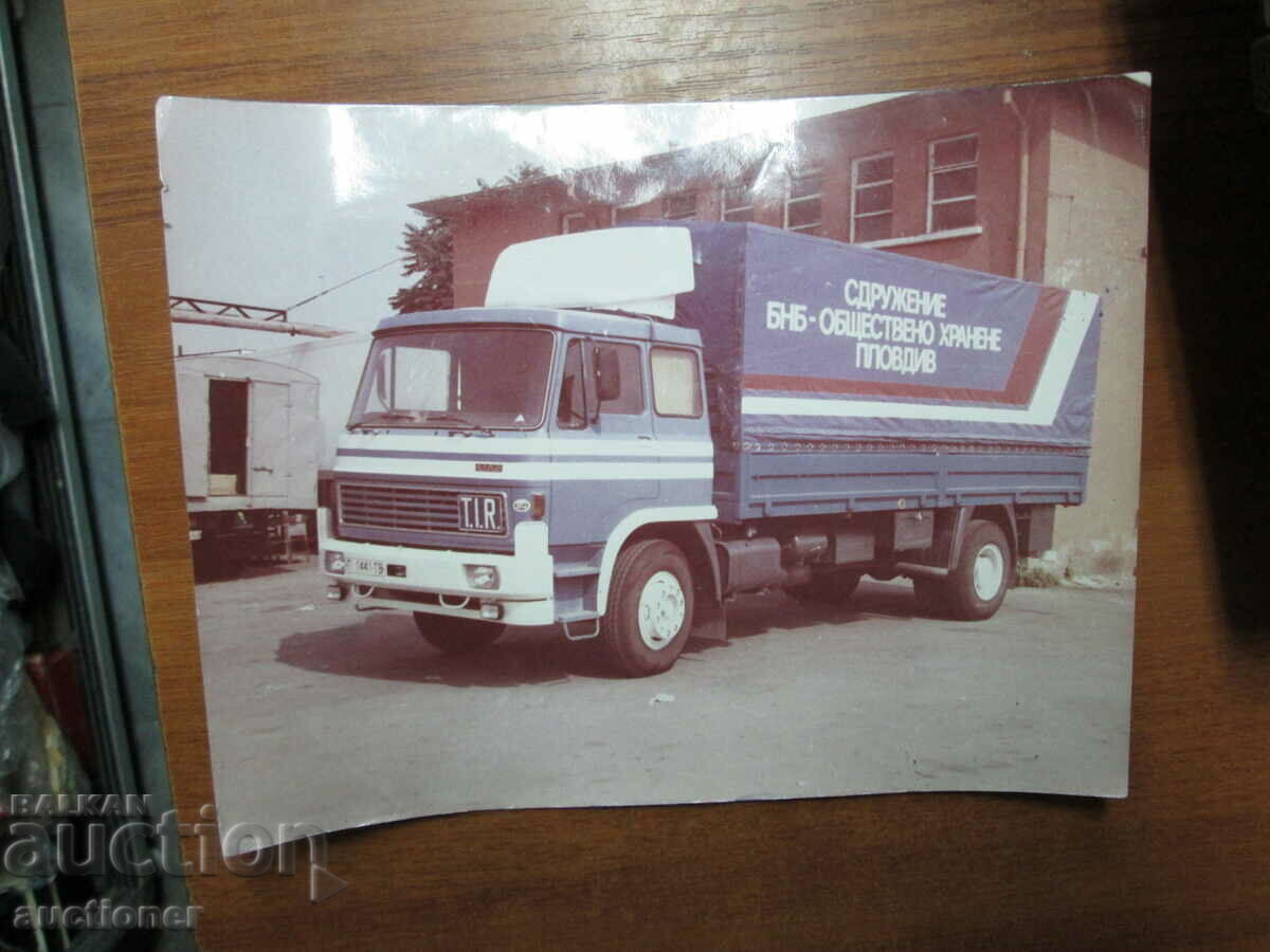 Auction LARGE OLD RETRO PHOTO LIAZ TRUCK Auction LARGE OLD RETRO PHOTO LIAZ TRUCK