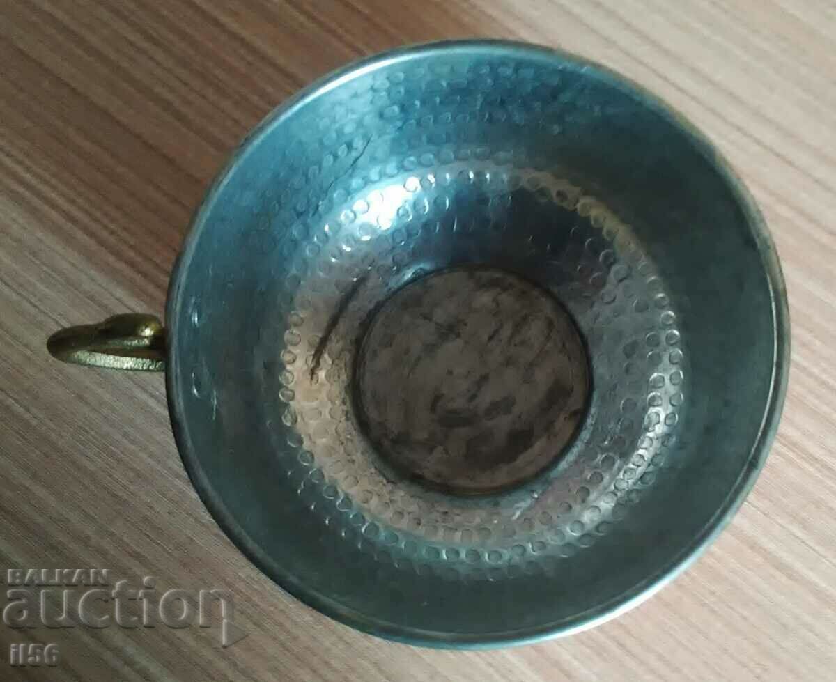 Delivery of Large cup - wrought copper Delivery of Large cup - wrought copper