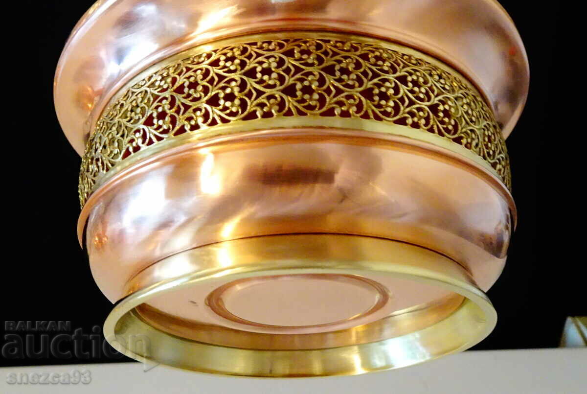 Copper vessel, filigree, gilding. - 5 Copper vessel, filigree, gilding. - 5