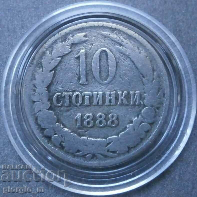 10 cenți 1888