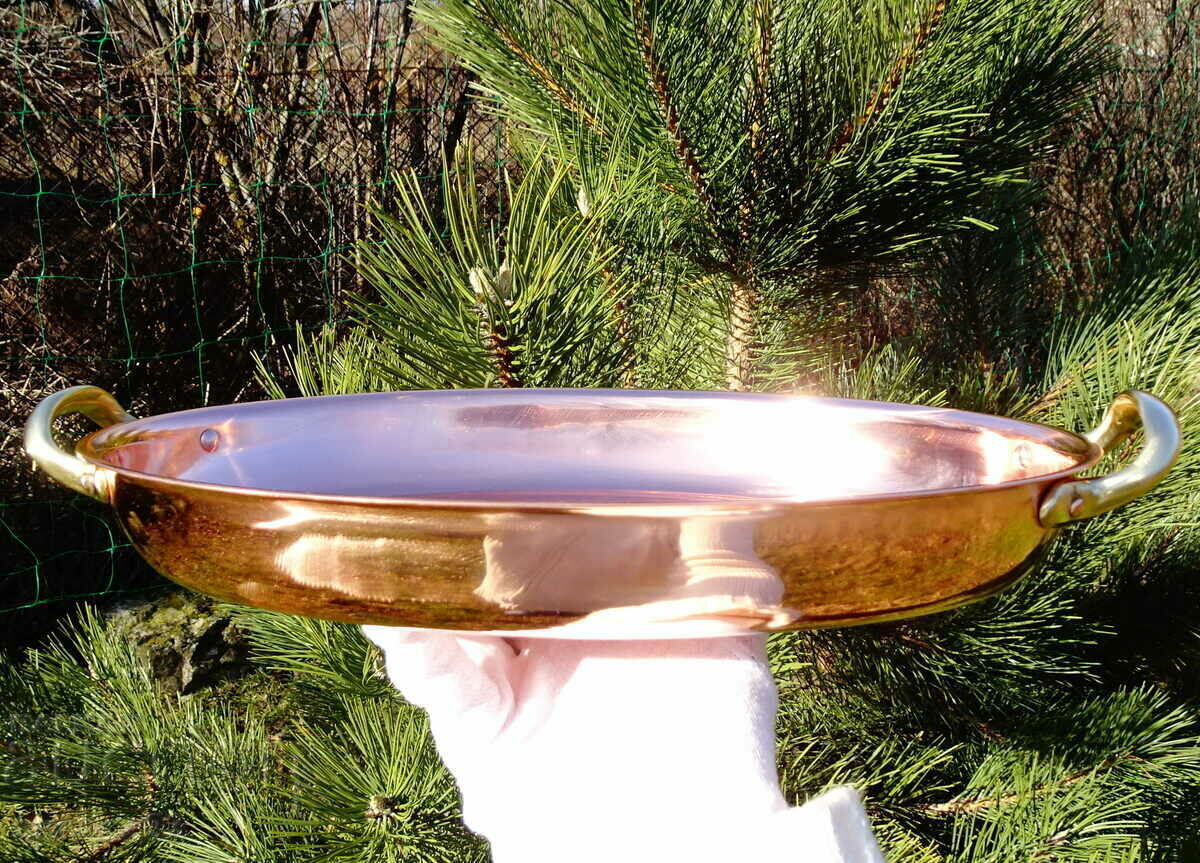 Copper tray, copper vessel for cooking and serving 1 kg. with price 279.00 BGN | € 142.65