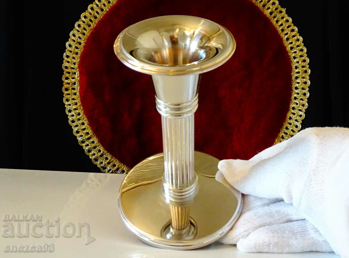 Auction WMF silver-plated candlestick with label, 240 g Auction WMF silver-plated candlestick with label, 240 g