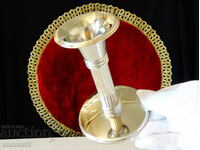 WMF sfeșnic argintat cu etichetă, 240 gr