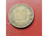 Αργεντινή 20 centavos 1950